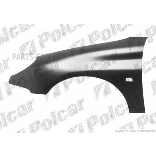 POLCAR 572301J PEUGEOT 206 (2) 01.98 - 04.09 : крыло переднее левое (POLCAR)