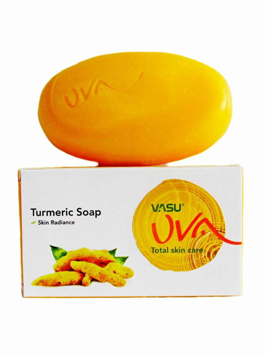 Мыло Туалетное Мыло Папайя марки Васу (Papaya soap Vasu), 125 грамм