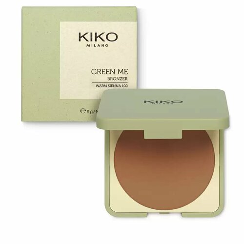 KIKO MILANO Бронзер Green Me Bronzer, 102 Warm Sienna