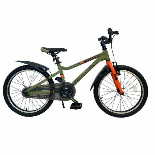 Детский велосипед TechTeam Drift 20 (2024), зеленый (NN012335)
