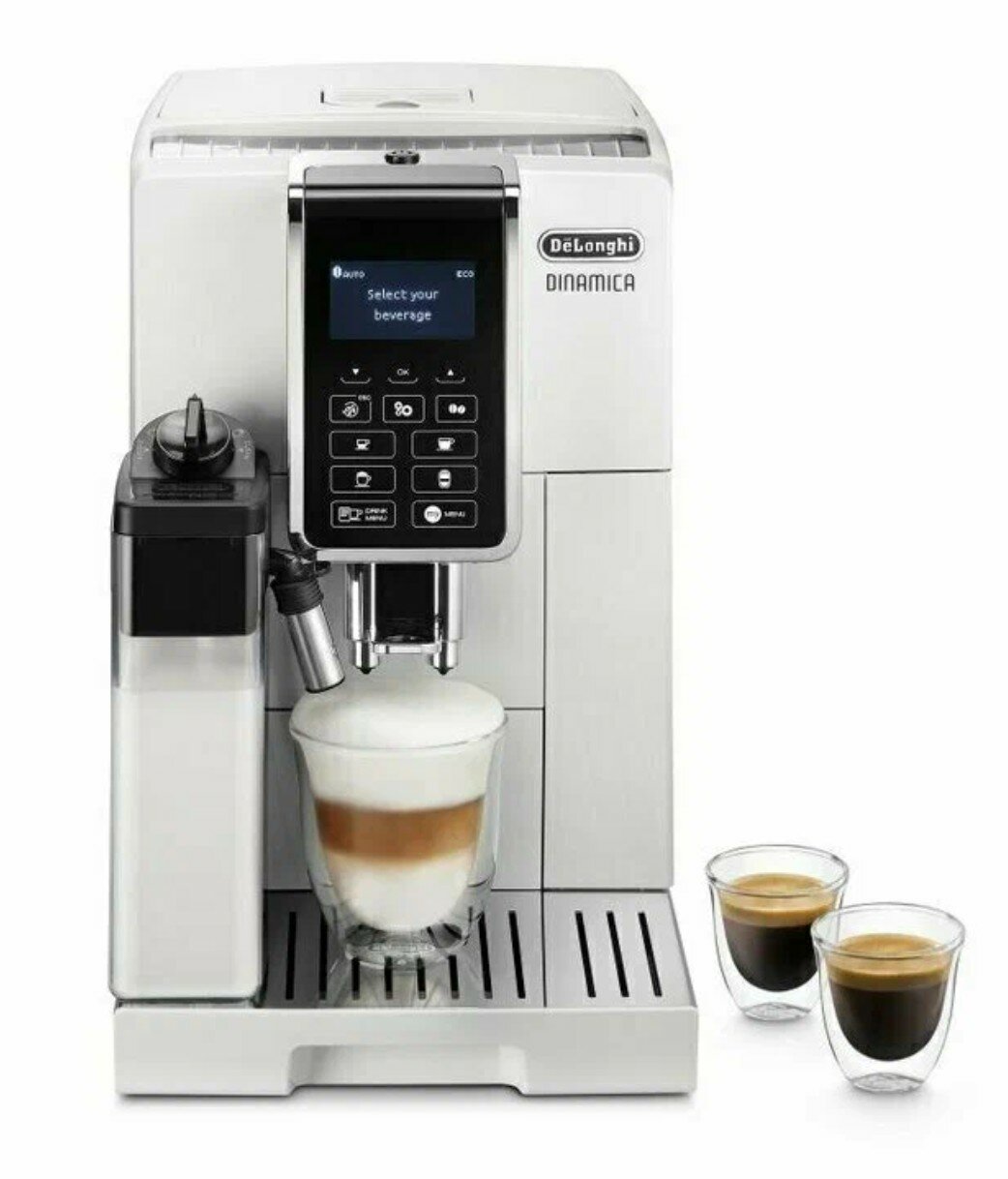 Кофемашина De'Longhi Dinamica ECAM 350.55, белый