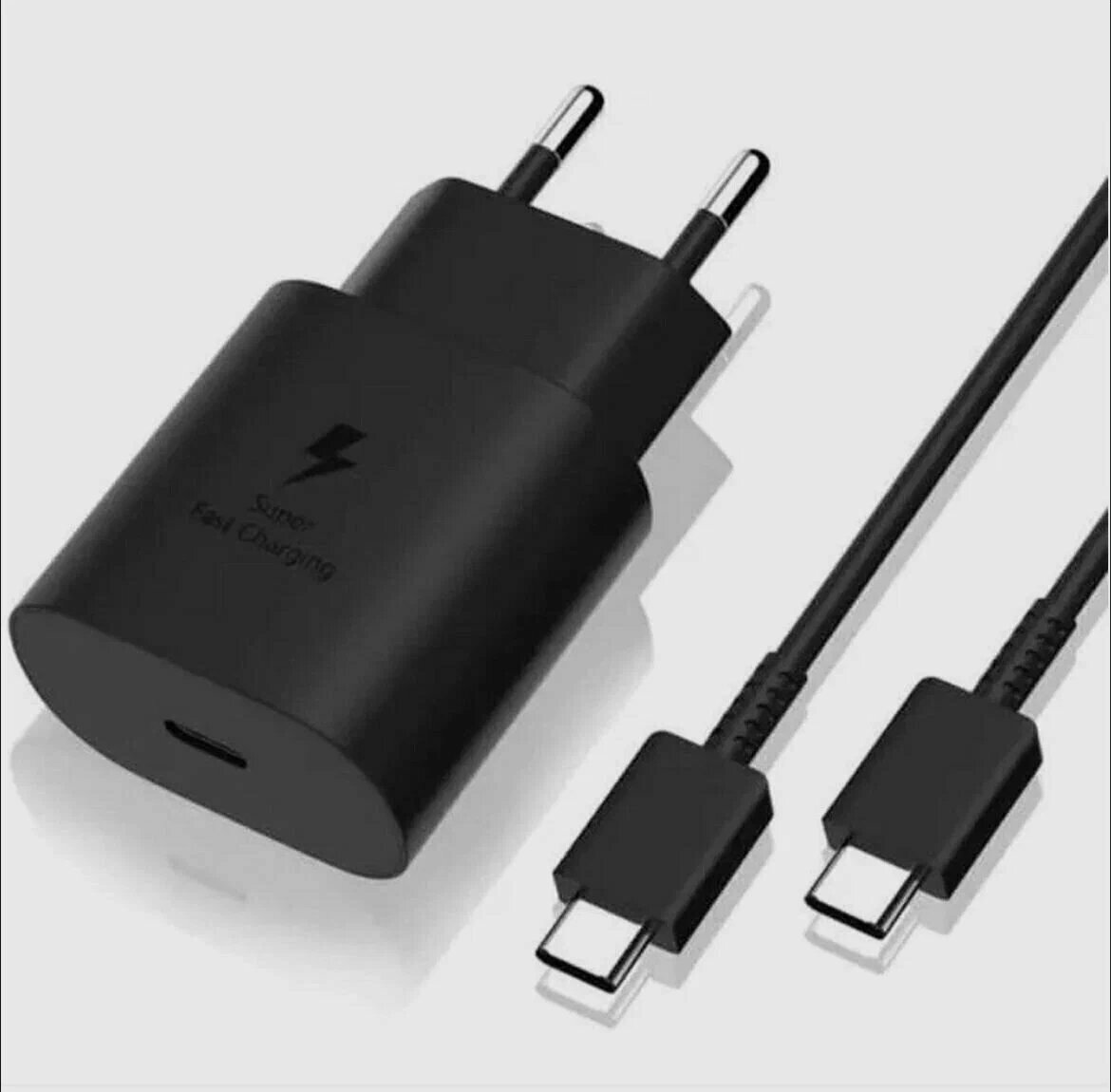 Сетевое зарядное устройство Samsung 25W PD USB-C Cable (Черный)