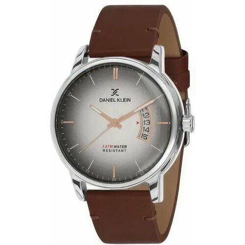 Наручные часы Daniel Klein, серый, коричневый наручные часы daniel klein 11714 5 синий