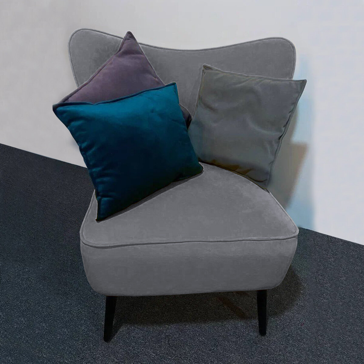 фото Кресло Кельвин, цвет: графит