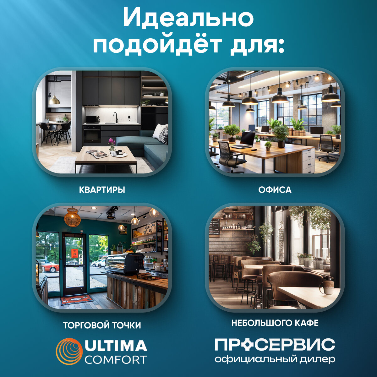 Кондиционер Ultima Comfort Сплит-система ECS-I07PN, белый