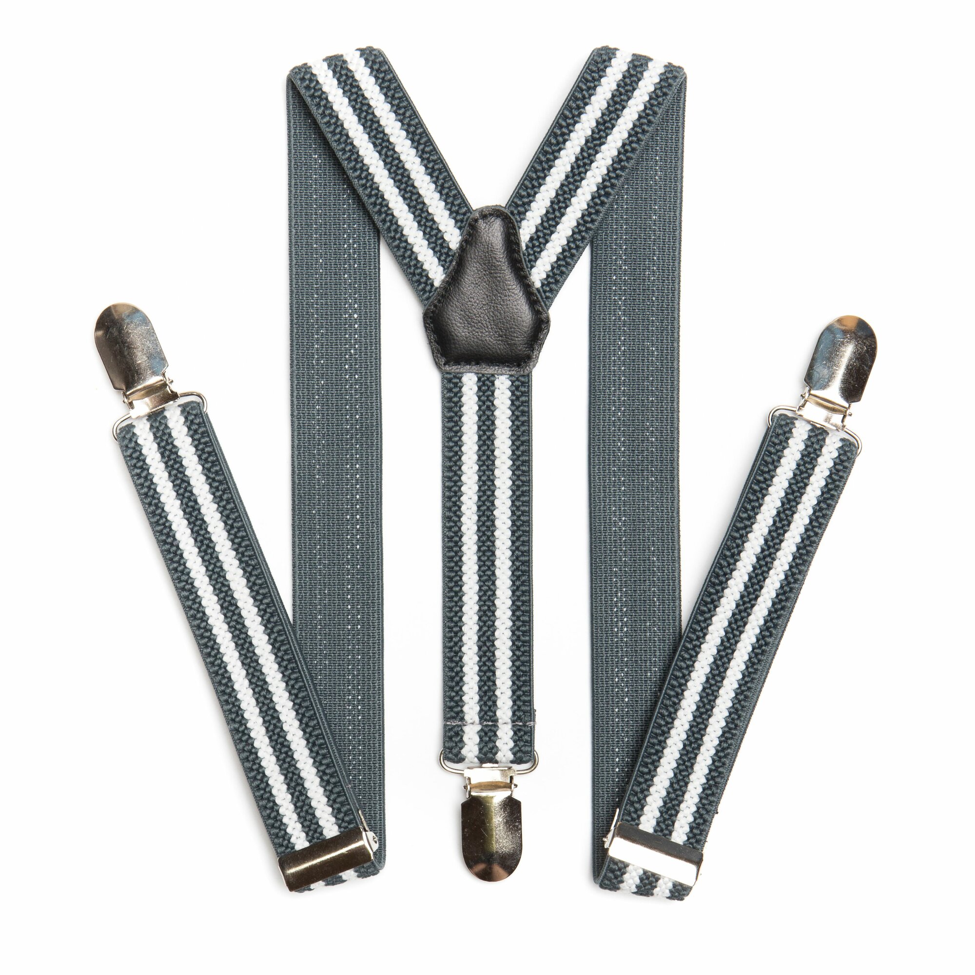 Подтяжки Андерсен для детей, размер 90-105, экрю, серый