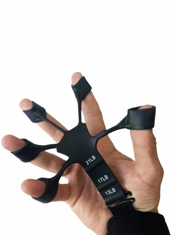 Кистевой эспандер FingerTrainer черный