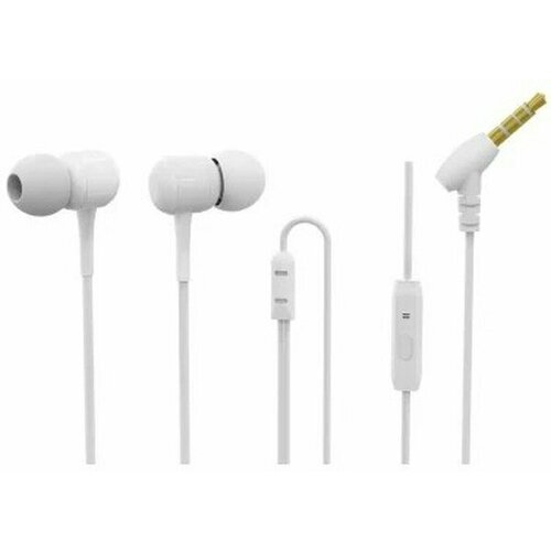 Perfeo наушники внутриканальные c микрофоном DRUM белые 990₽