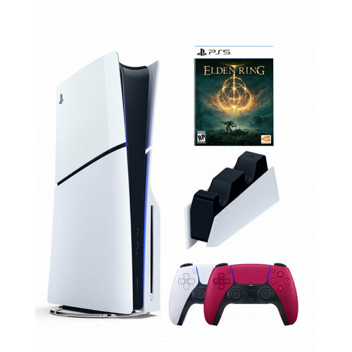 Приставка Sony Playstation 5 slim 1 Tb2-ой геймпадкрасныйзарядноеElden Ring 8100000₽