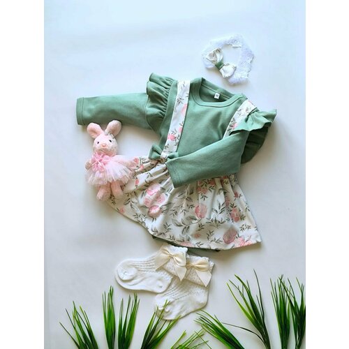Боди, размер 68, зеленый платье zara размер 3 6 месяцев 68 cm розовый