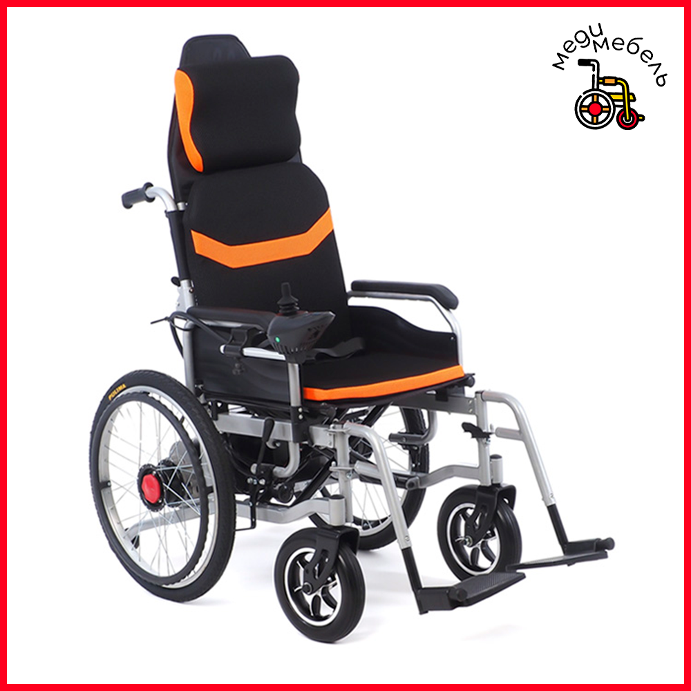 Кресло-коляска с электроприводом MET Comfort 21 (20017) с гибридной спинкой и приводными колесами / Изделие ортопедическое для профилактики и реабилитации кресло-коляска инвалидное в вариантах исполнения: МЕТ EK-118