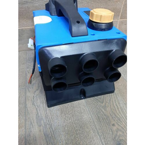 Автономный отопитель Сухой фен мобильный, 12-24-220В, 5 кВт 6 сопел