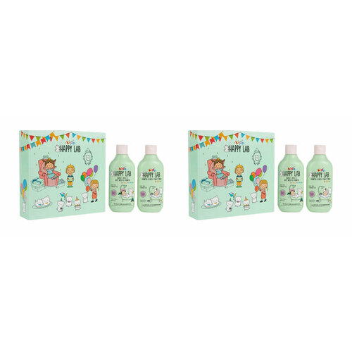 Подарочный набор Happy Lab Kids для нежной детской кожи и волос 300 мл x 2 2 уп 3063₽