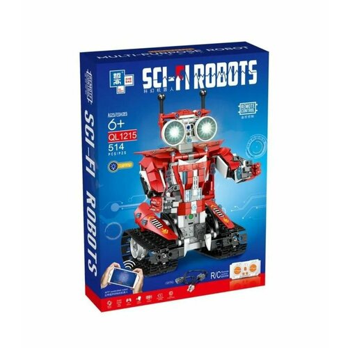 Конструктор Robots Красный Механический Робот на радиоуправлении 514 деталей 4800₽