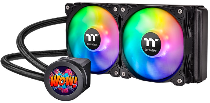 Система жидкостного охлаждения Thermaltake Floe Ultra 240 RGB All-In-One Liquid Cooler (CL-W349-PL12SW-A)