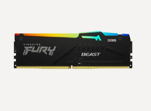 Изображение товара Оперативная память Kingston DDR5 32Gb 5200MHz 2x16Gb Fury Beast RGB KF552C40BBAK2-32