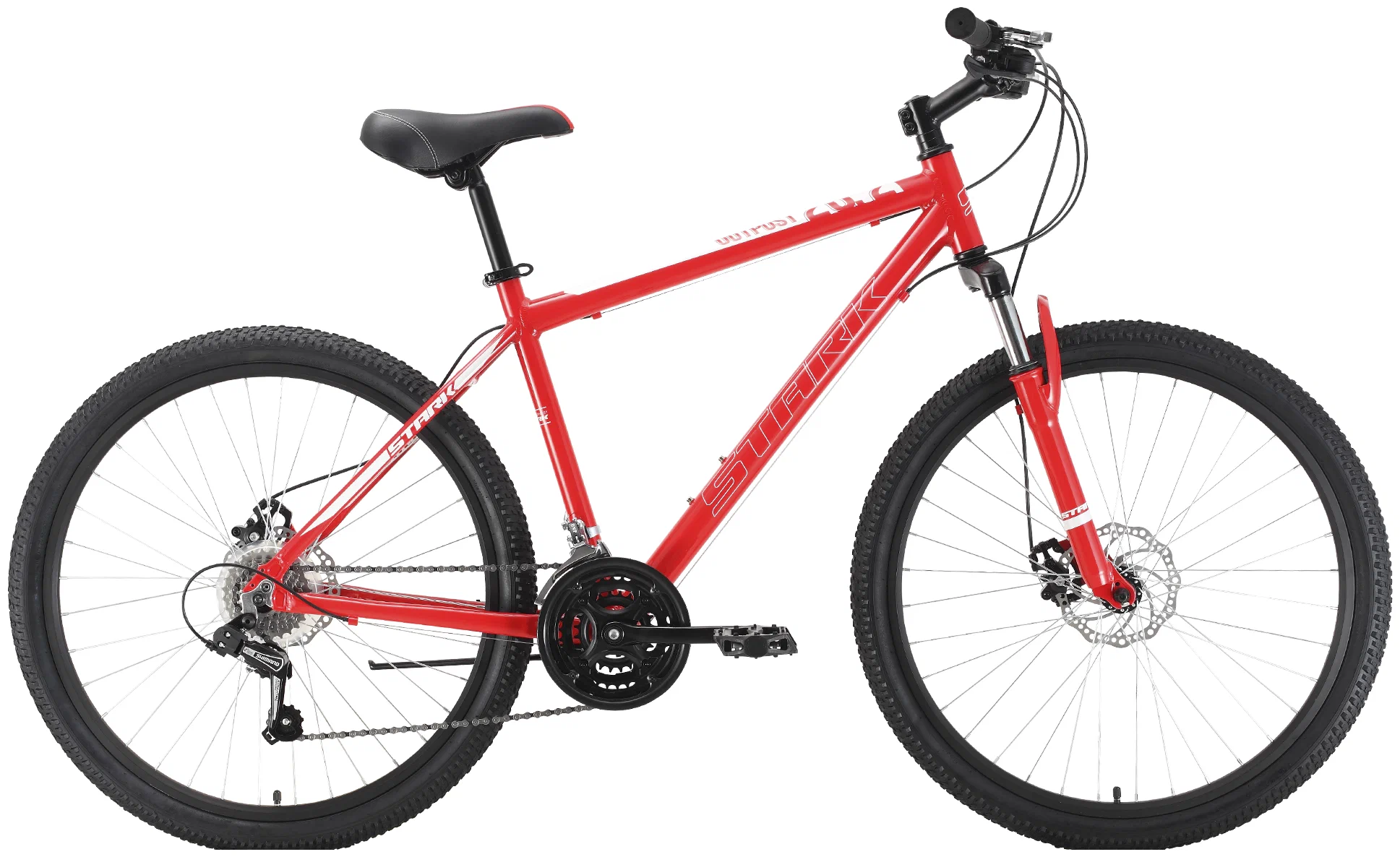 Велосипед STARK Outpost 26.2 D красный/белый 18" HQ-0005225