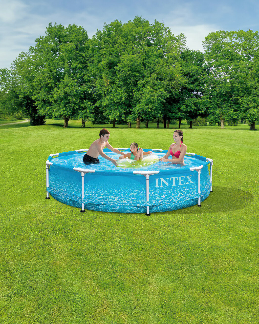 Бассейн каркасный круглый Metal Frame Pool 305х76см, 4485 л, 28206NP INTEX — фото 1