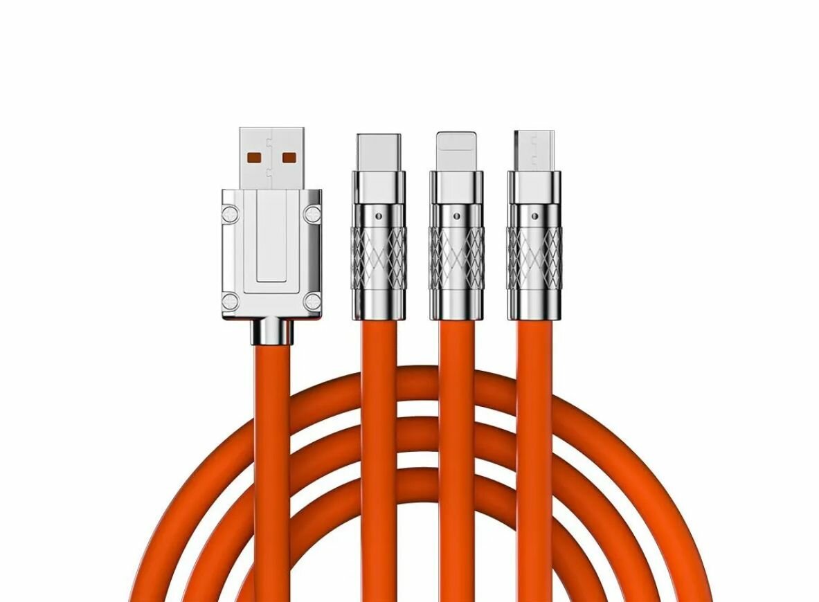 фото Кабель- зарядка USB для телефонов Nokia 6101/6131 тонкий 2мм, 1 м