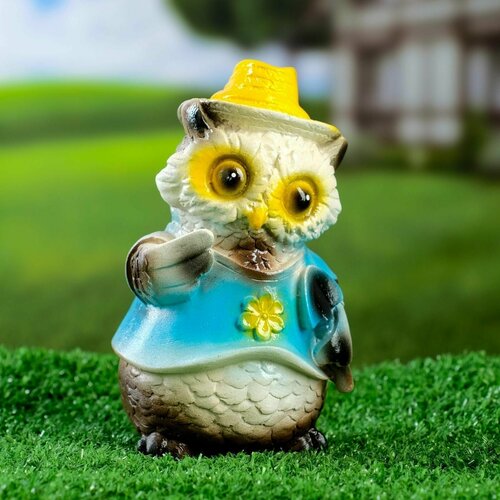 Садовая фигура Филин в шляпке 564₽