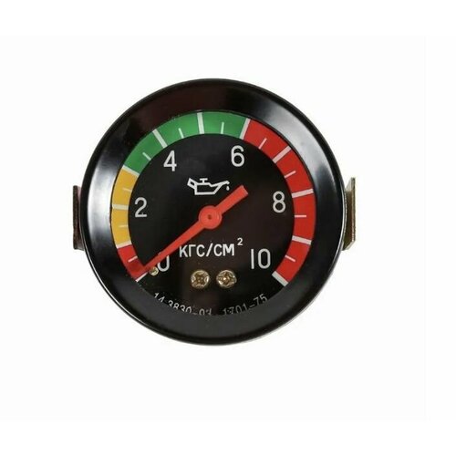 Указатель давления масла механический (красный) 14.3830-01 МАЗ, КамАЗ, краз до 10 кг