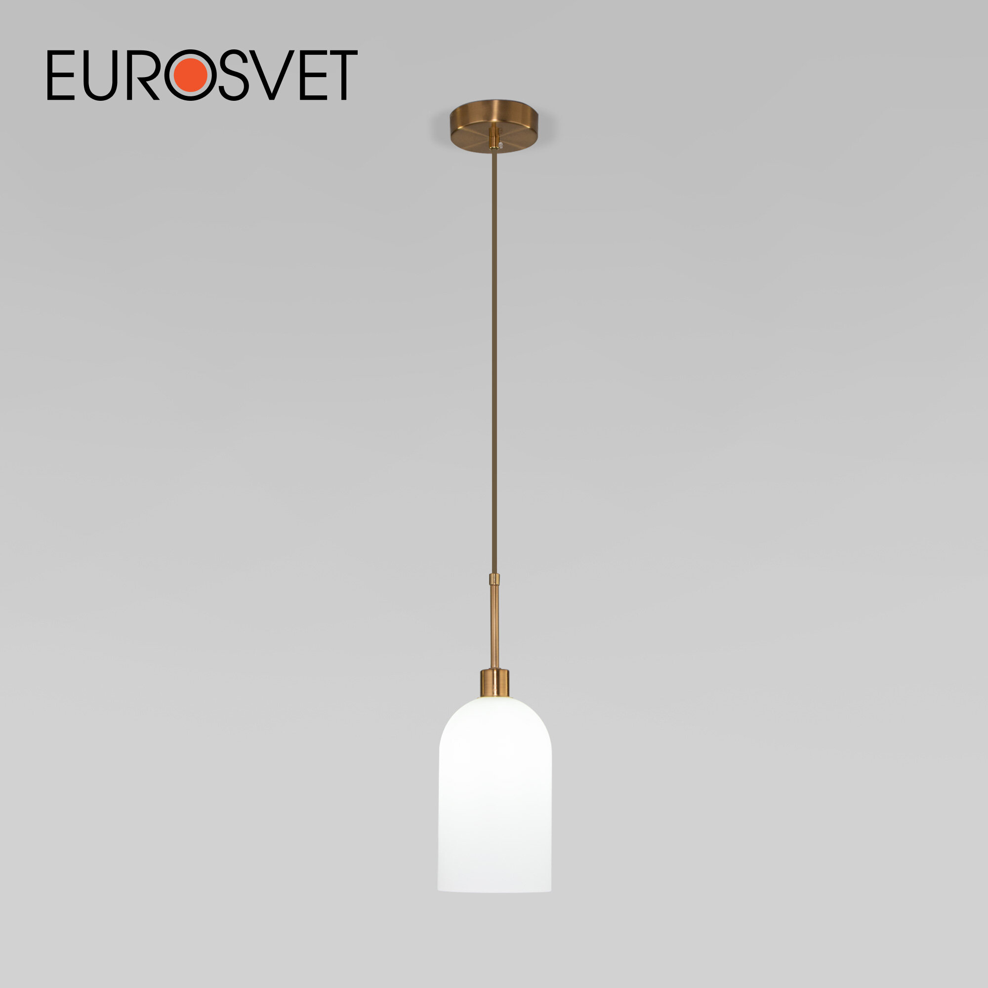 фото Подвесной светильник Eurosvet Bambola 50357/1 латунь IP20