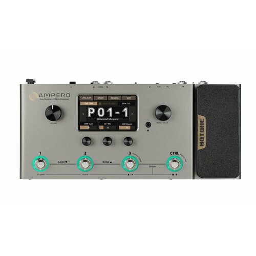 Hotone Ampero Silver напольный гитарный процессор эффектов