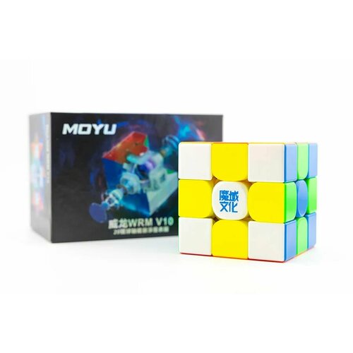 фото Кубик рубика магнитный moyu weilong wrm 3x3 v10 20-magnet ball-core maglev uv coated