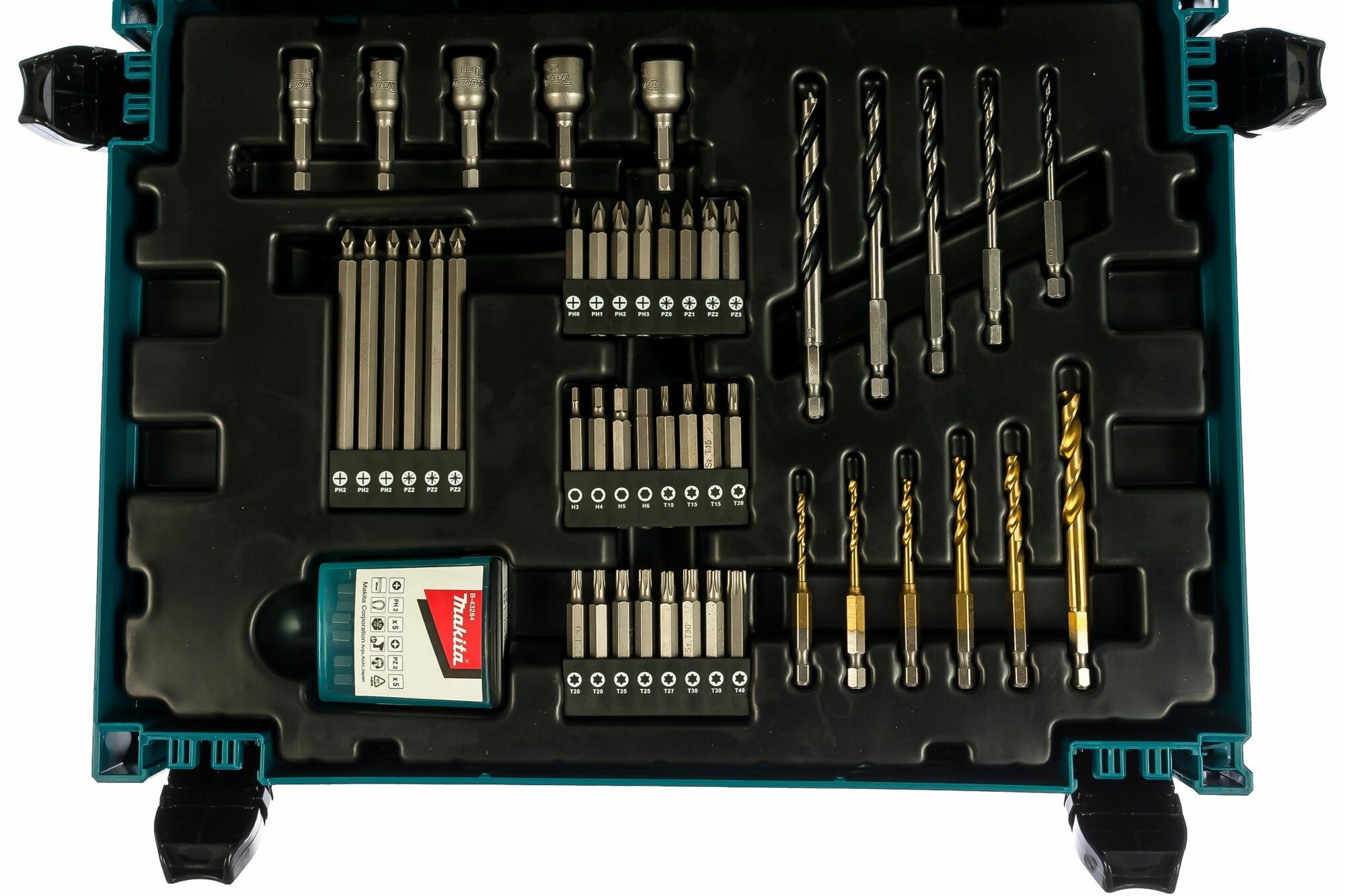 Набор бит и сверел MAKITA Makpac 56 пред. (B-53768)