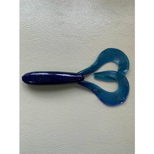 Мягкая силиконовая приманка Лягушка (Pike Frog Ширасу), цвет Фиолетово-зеленый (Violet Lime), вес 50 гр, уп. 1 шт.