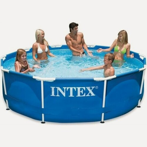 Изображение товара Бассейн Intex 28202 METAL FRAME, 305х76см, фильтр-насос 1250л/ч, объем: 4485л