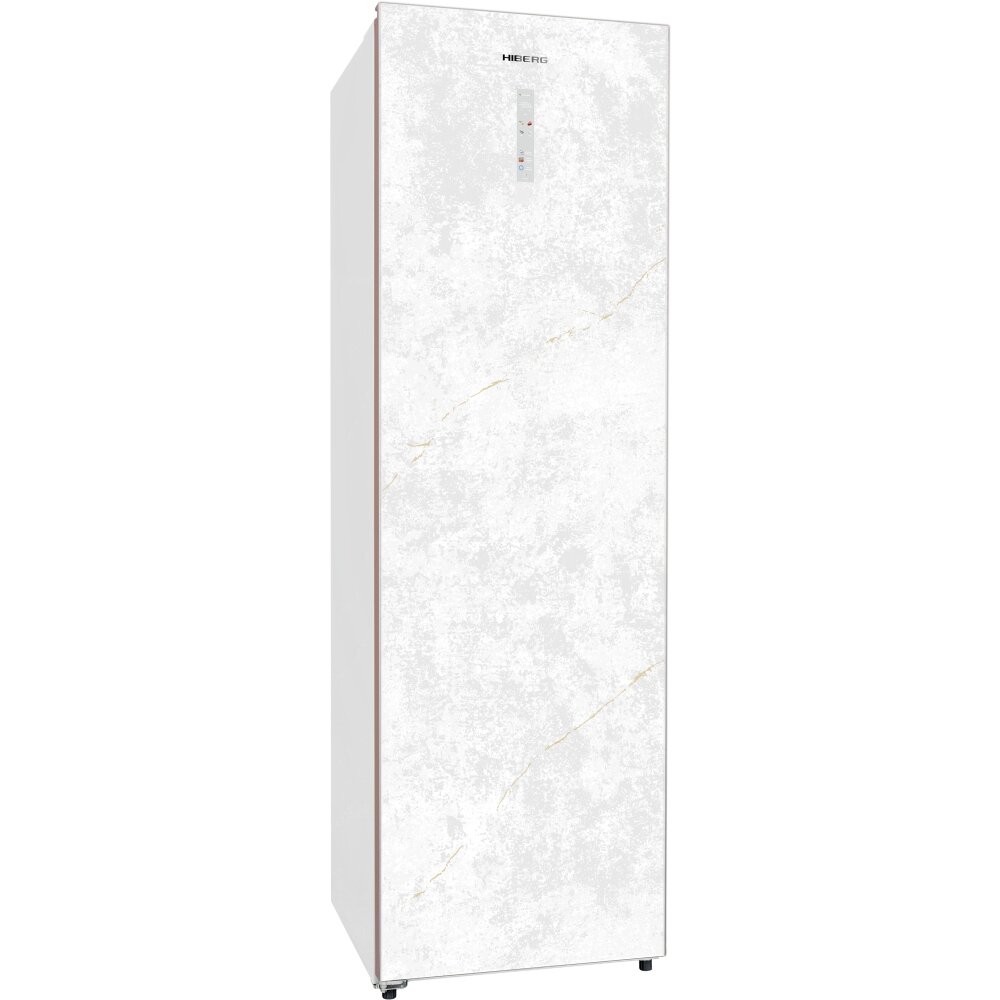 HIBERG i-FR 44G WS, инвертор, No Frost, общий объем 336 литров, высота 190,2 см, цвет «белый мрамор»