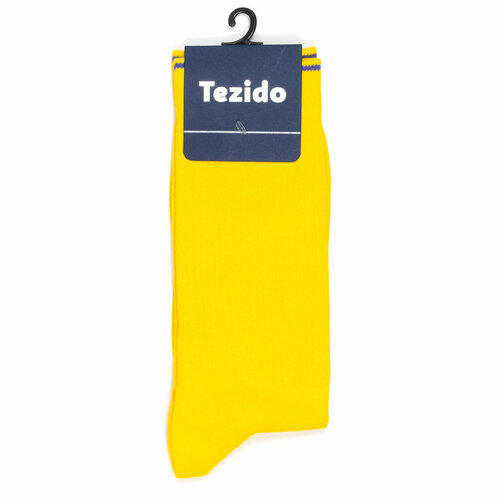 фото Носки tezido, размер 41-46, желтый/синий