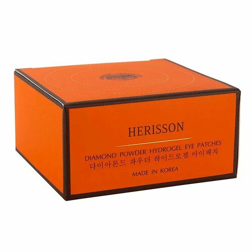 HERISSON Гидрогелевые патчи под глаза с бриллиантовой пудрой Diamond Powder Hydrogel Eye Patches 60шт 1899₽