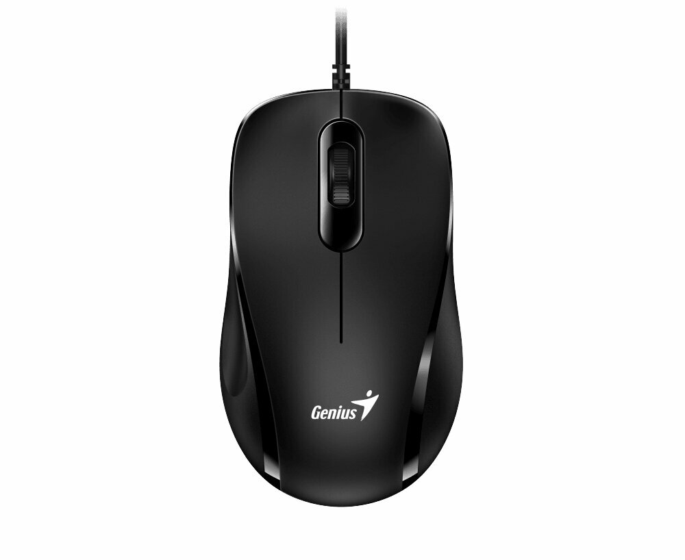 Мышь проводная Genius DX-101 black, 1200dpi, USB (31010026400) — фото 1