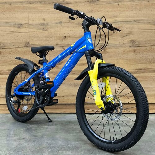 Горный подростковый велосипед BREND FUHSI ORIGINAL FU602 колеса 20 21 скорость цвет синий 19690₽