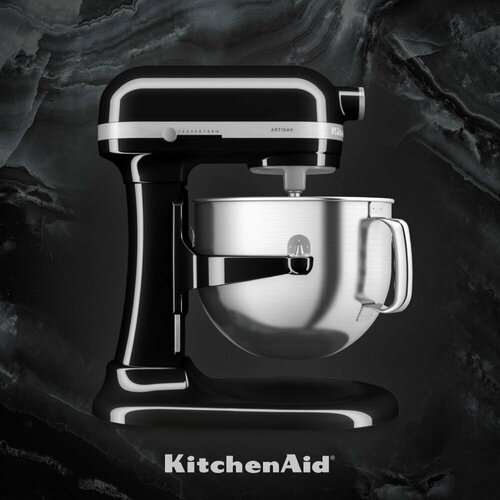Планетарный миксер KitchenAid Artisan 66 л 5KSM70SHXEOB черный 136610₽