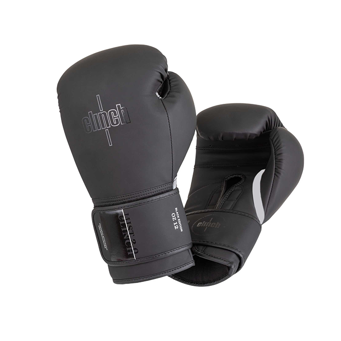 Боксерские перчатки Clinch C183 Mist 2.0 Black (16 унций)