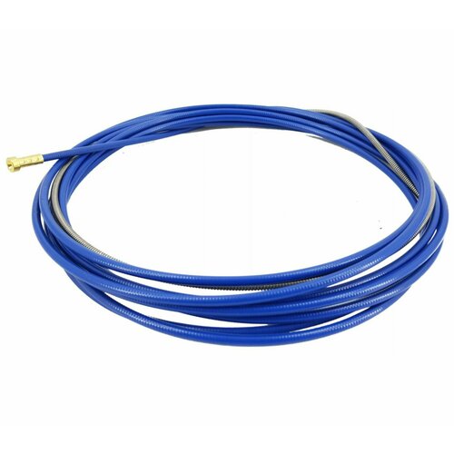 Канал направляющий для сварочного полуавтомата д. 0,8-1,0мм, стальной, 5 метров синий