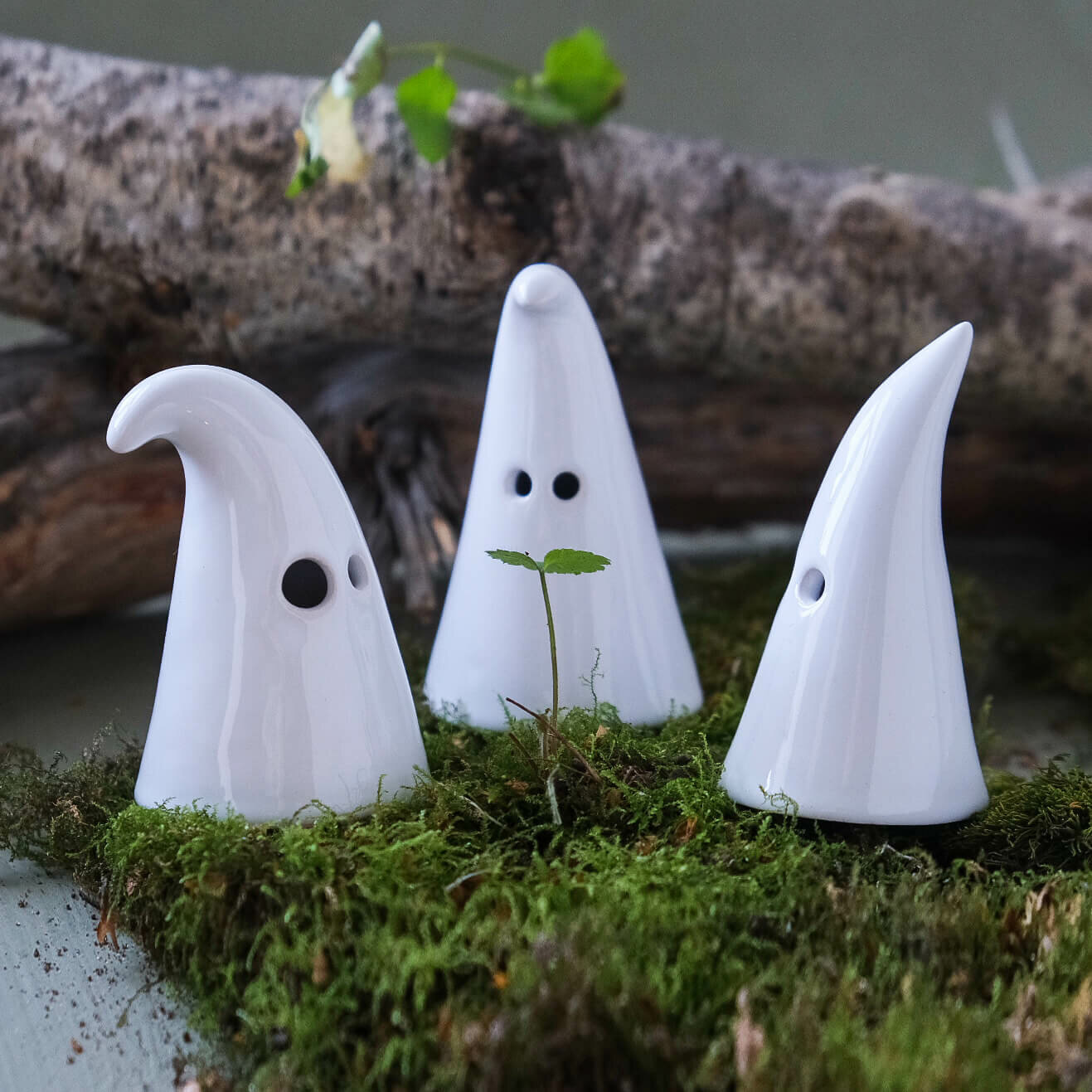 Привидение малыш "Honky" №II, керамика, высота 7 см — фото 1