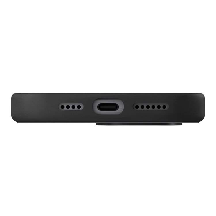 Uniq кожаный чехол MagSafe для iPhone 16 Pro, Lyden DS Washed Blue/Black — фото 1