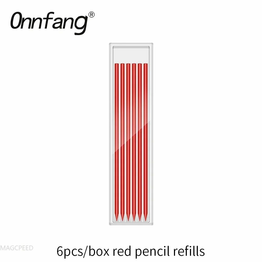 Механические карандаши MAGCPEED 2,8 мм, Red lead 1pcs