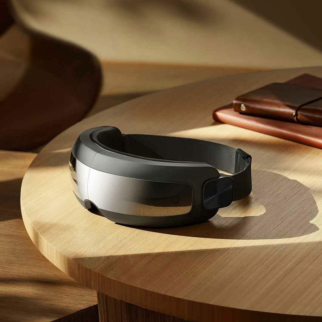 Умный массажер для глаз Xiaomi Mijia 3D подушка безопасности, горячий компресс MJYBAM01YMYY(Mihome APP), черный — фото 1