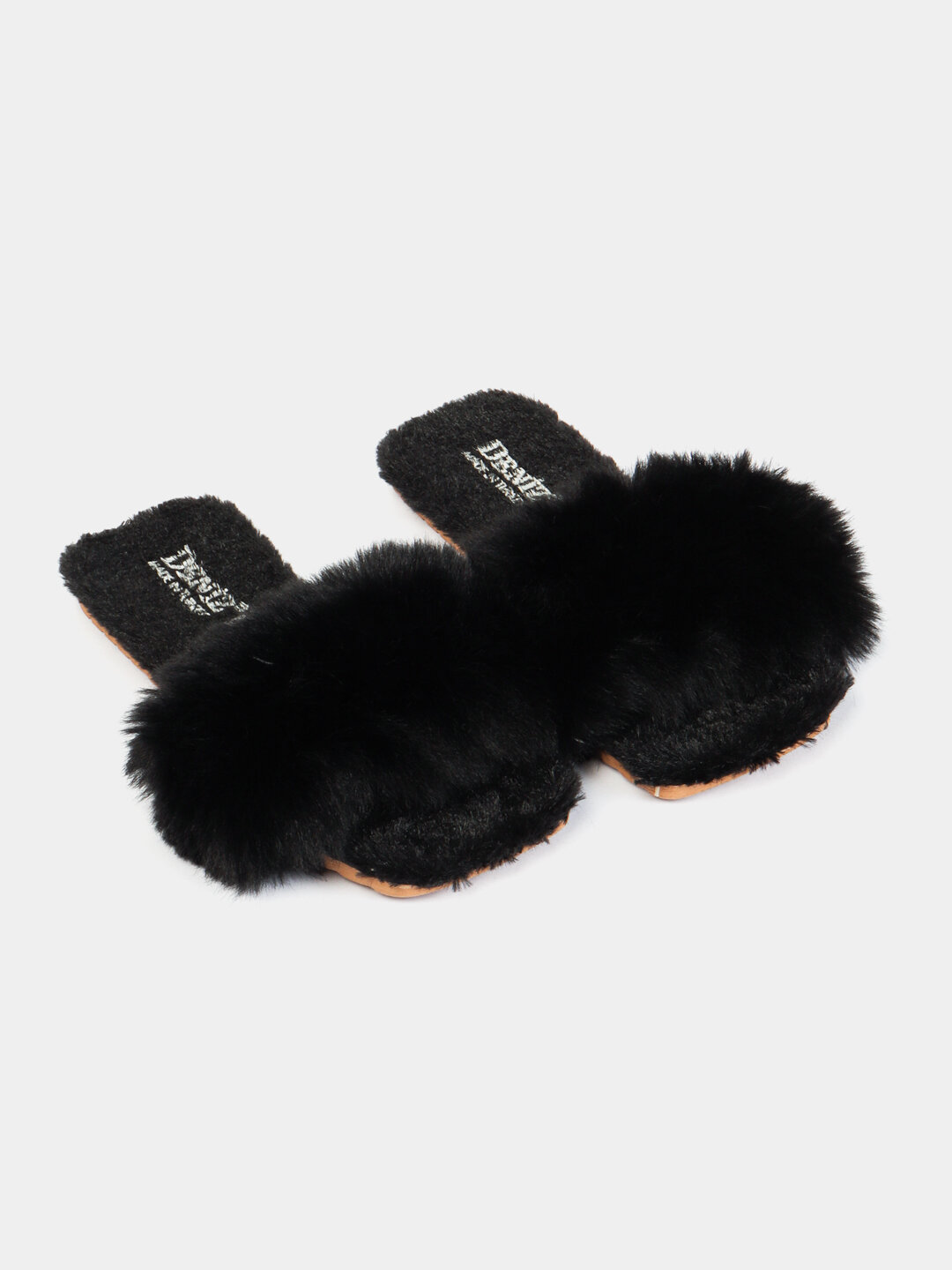 Сапоги домашние Меховые мягкие домашние женские шлепки тапочки