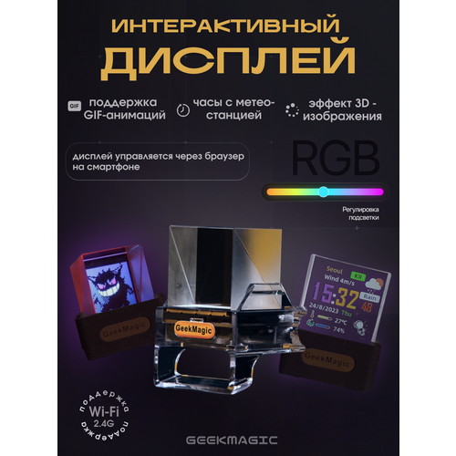 Geek Magic Интерактивный WIFI дисплей кубик 6890₽