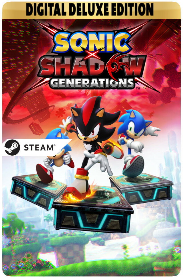 Игра Sonic X Shadow Generations - Digital Deluxe Edition для PC, Steam, цифровой ключ