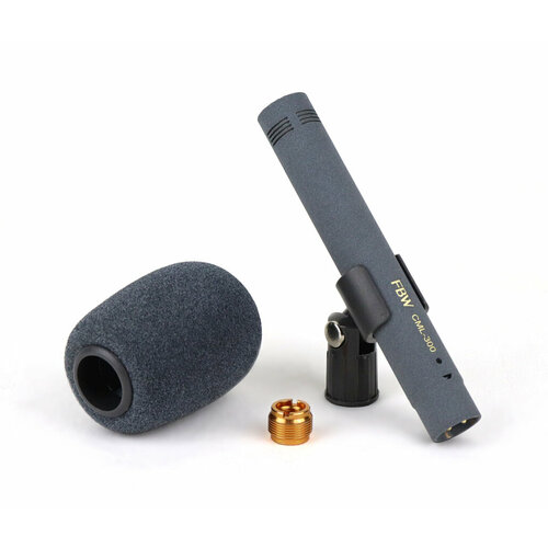 FBW CML-300 компактный конденсаторный микрофон 40-16000Гц кардиоида опционально сменные капсюли гиперкардиоида круговая цвет серый матовый 48В 11116₽