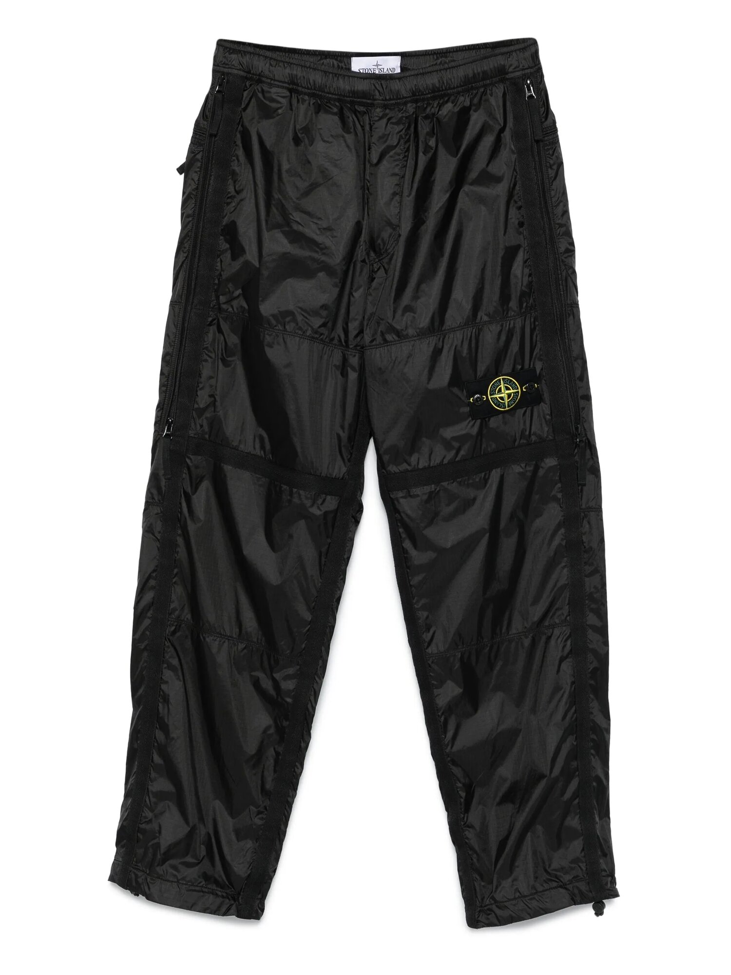 Брюки Panelled zip-detail trousers