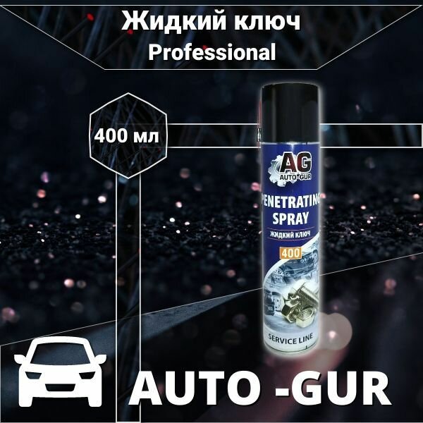 Жидкий ключ 400 мл (аэрозоль) Professional Легкое откручивание (WD40)