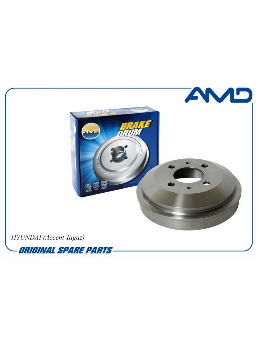 Барабан тормозной Premium AMD AMDBD155 для HYUNDAI Accent II